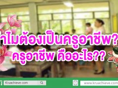 ทำไมต้องเป็นครูอาชีพ?? ครูอาชีพ คืออะไร??