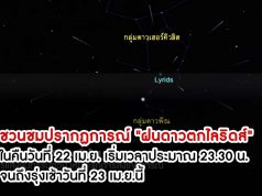 ชวนชมปรากฏการณ์ "ฝนดาวตกไลริดส์" ฝนดาวตกแห่งเดือนเมษายน ในคืนวันที่ 22 เม.ย.