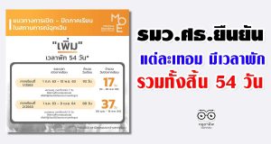 รมว.ศธ.ยืนยันแต่ละเทอม มีเวลาพัก รวมทั้งสิ้น 54 วัน