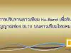 การปรับจานดาวเทียม Ku-Band เพื่อรับสัญญาณช่อง DLTV บนดาวเทียมไทยคม 6