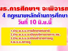 กมธ.การศึกษาฯ จะพิจารณา 4 กฎหมายหลักด้านการศึกษา วันที่ 10 มิ.ย.นี้