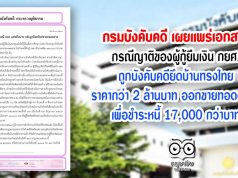 กรมบังคับคดี เผยแพร่เอกสาร กรณีญาติของผู้กู้ยืมเงิน กยศ. ถูกบังคับคดียึดบ้านทรงไทยราคากว่า 2 ล้านบาท ออกขายทอดตลาด เพื่อชำระหนี้ 17,000 กว่าบาท