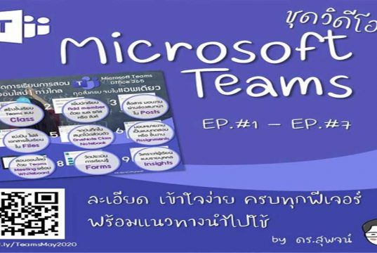 แนะนำวิธีการเรียนการสอน-การวัดประเมินผล โดยใช้ Microsoft Teams สำหรับการศึกษา