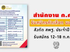 สำนักงาน ก.ค.ศ. รับสมัครคัดเลือกบุคคลเพื่อบรรจุและแต่งตั้งให้ดำรงตำแหน่ง ผอ.สพท. สังกัด สพฐ. ประจำปี 2563 รับสมัคร 12-18 ก.ค.2563