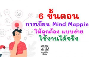 6 ขั้นตอนการเขียน Mind Mapping ให้ถูกต้อง แบบง่าย ใช้งานได้จริง