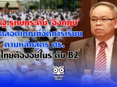 กพฐ.รุกยกระดับ ‘อังกฤษ’ เล็งคลอดเกณฑ์จัดการเรียนตามหลักสูตร ศธ. เด็กไทยต้องอยู่ในระดับ B2