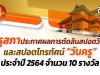 คุรุสภาประกาศผลการตัดสินสปอตวิทยุ และสปอตโทรทัศน์ “วันครู” ประจำปี 2564 จำนวน 10 รางวัล