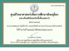 แบบทดสอบออนไลน์ เรื่อง “มอเตอร์ไฟฟ้าอย่างง่าย” ผ่านเกณฑ์ 80% รับเกียรติบัตรฟรี โดยศูนย์วิทยาศาสตร์เพื่อการศึกษาพิษณุโลก