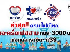 ล่าสุด!! ครม.ไฟเขียว แจกเงิน คนละครึ่งเฟสสาม คนละ 3000 บาท แจกต่อ เราชนะ-ม33.