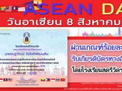 แบบทดสอบออนไลน์ความรู้เกี่ยวกับอาเซียน เนื่องในกิจกรรมวันอาเซียน (ASEAN DAY) ประจำปีการศึกษา 2564 โดยกลุ่มสาระการเรียนรู้สังคมศึกษา ศาสนา เเละวัฒนธรรม โรงเรียนสตรีวัดระฆัง