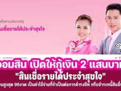 ธนาคารออมสิน เปิดให้กู้เงิน 2 แสนบาท ผ่อนสูงสุด 96งวด "สินเชื่อรายได้ประจำสุขใจ" เพื่อเป็นค่าใช้จ่ายที่จำเป็นต่อการดำรงชีพ หรือชำระหนี้สินอื่นๆ