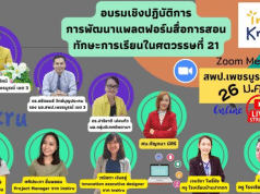 สพป.เพชรบูรณ์ ร่วมกับ insKru จัดประชุมเรื่อง การพัฒนาแพลต ฟอร์มสื่อการสอน ทักษะการเรียนในศตวรรษที่ 21 ประจำปี 2566 วันที่ 26 มกราคม 2566