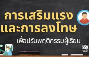 การเสริมแรงและการลงโทษเพื่อปรับพฤติกรรมผู้เรียน