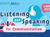 คอร์สเรียนฟรี! เรียนภาษาอังกฤษ Listening and Speaking for Communication พร้อมรับเกียรติบัตร จาก มหาวิทยาลัยมหิดลฯ