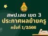 ประกาศผลย้ายครู 2566 ครั้งที่ 1 สพป.เลย เขต 3 - ผลย้ายครู 1/2566 สพป.เลย เขต 3