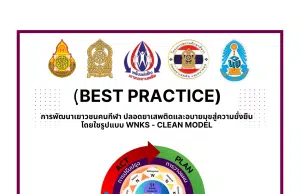 เผยแพร่นวัตกรรม Best Practice เรื่อง การพัฒนาเยาวชนคนกีฬา ปลอดยาเสพติดและอบายมุข สู่ความยั่งยืน โดยใช้รูปแบบ WNKS-CLEAN MODEL โรงเรียนวัดหนองแขม สพป.ชัยนาท