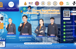 อบรมเชิงออนไลน์ ครั้งที่ 3 OTT LIVE หัวข้อ From Inspiration to Teaching Transformation วันที่ 30 มกราคม 2568 รับเกียรติบัตรจากกระทรวงศึกษาธิการ และองค์การยูนิเชฟ ประเทศไทย