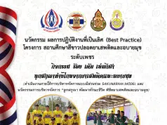 แจกไฟล์ นวัตกรรมหรือผลการปฏิบัติงานที่เป็นเลิศ (Best Practice) โครงการสถานศึกษาสีขาวปลอดยาเสพติดและอบายมุขระดับเพชรปี 2566 โดยโรงเรียนวัดสกุณาราม(ประสิทธิ์ชัยประชาสรรค์)